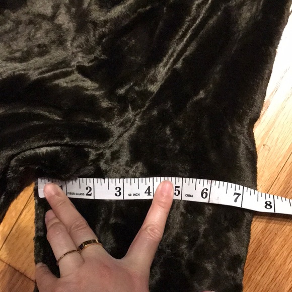 ✈️Penny Lane Vintage Fur Teddy fuzzy shearling Phoebe winter collar fluffy rare - Picture 11 of 14